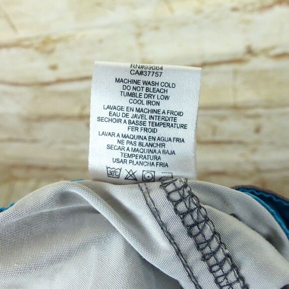 RVCA Board Shorts Mens 32 Vintage Brushed 9” Stripe Floral Ombre Swim Surf - Picture 14 of 14